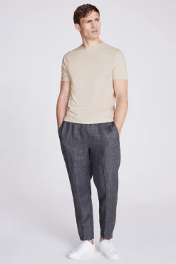 Ecru Crew Neck T-Shirt