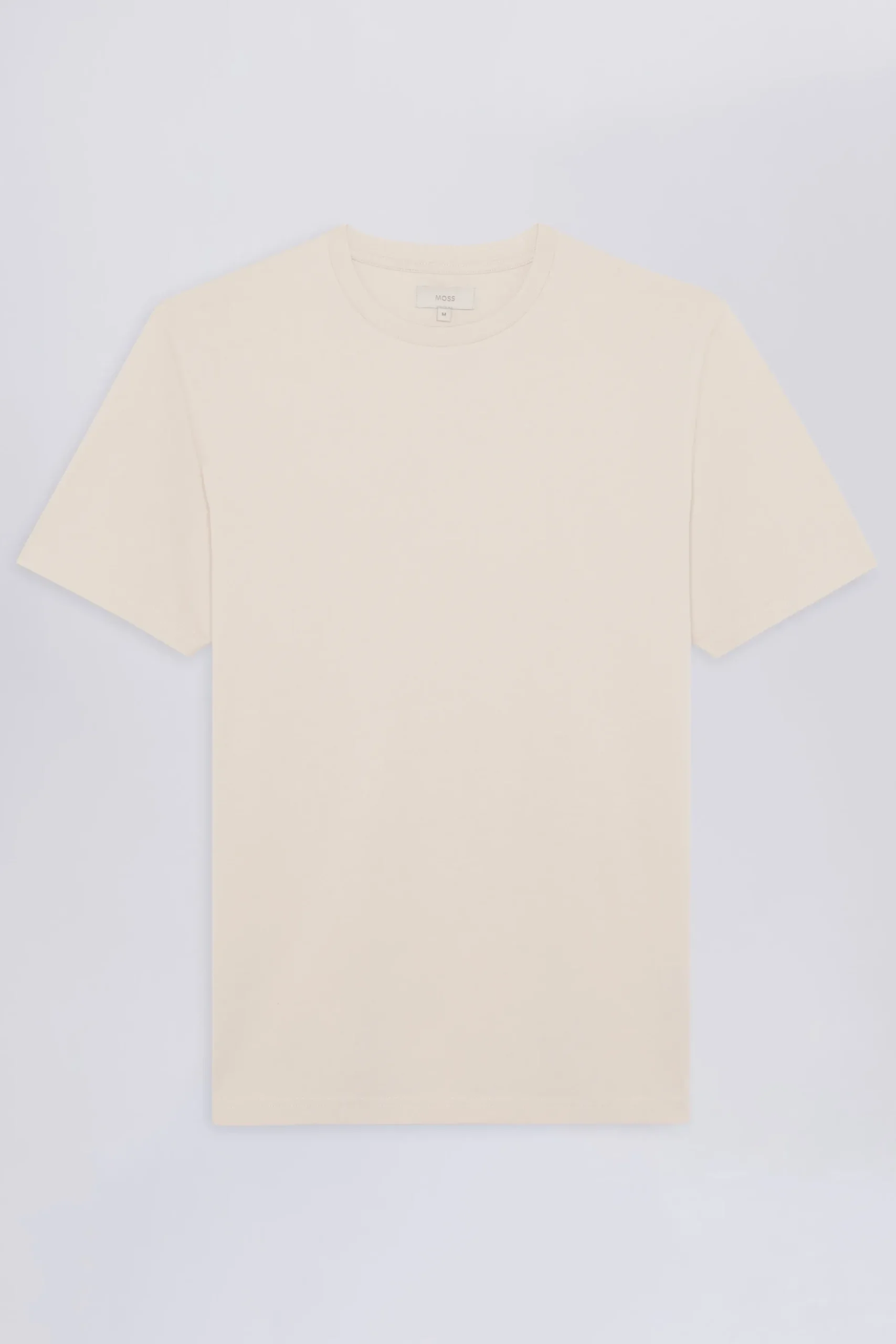Ecru Crew Neck T-Shirt