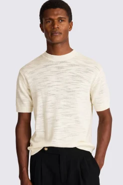 Ecru Heavyweight Knitted Tee