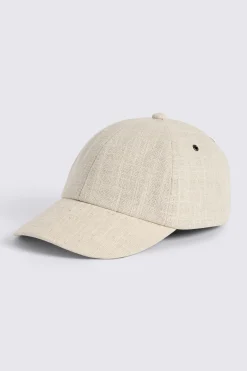 Ecru Linen Cap