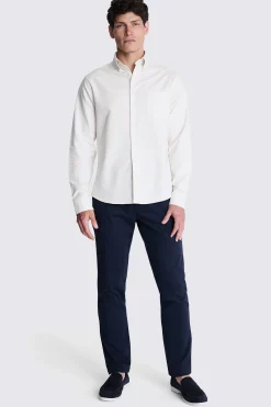 Ecru Washed Oxford Shirt