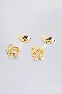 Fancy Gold Knot Cufflinks