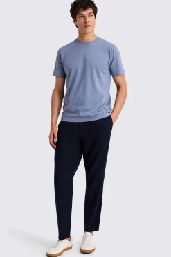 Flintstone Blue Crew-Neck T-Shirt