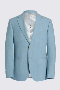 French Connection Slim Fit Teal Marl Suit
