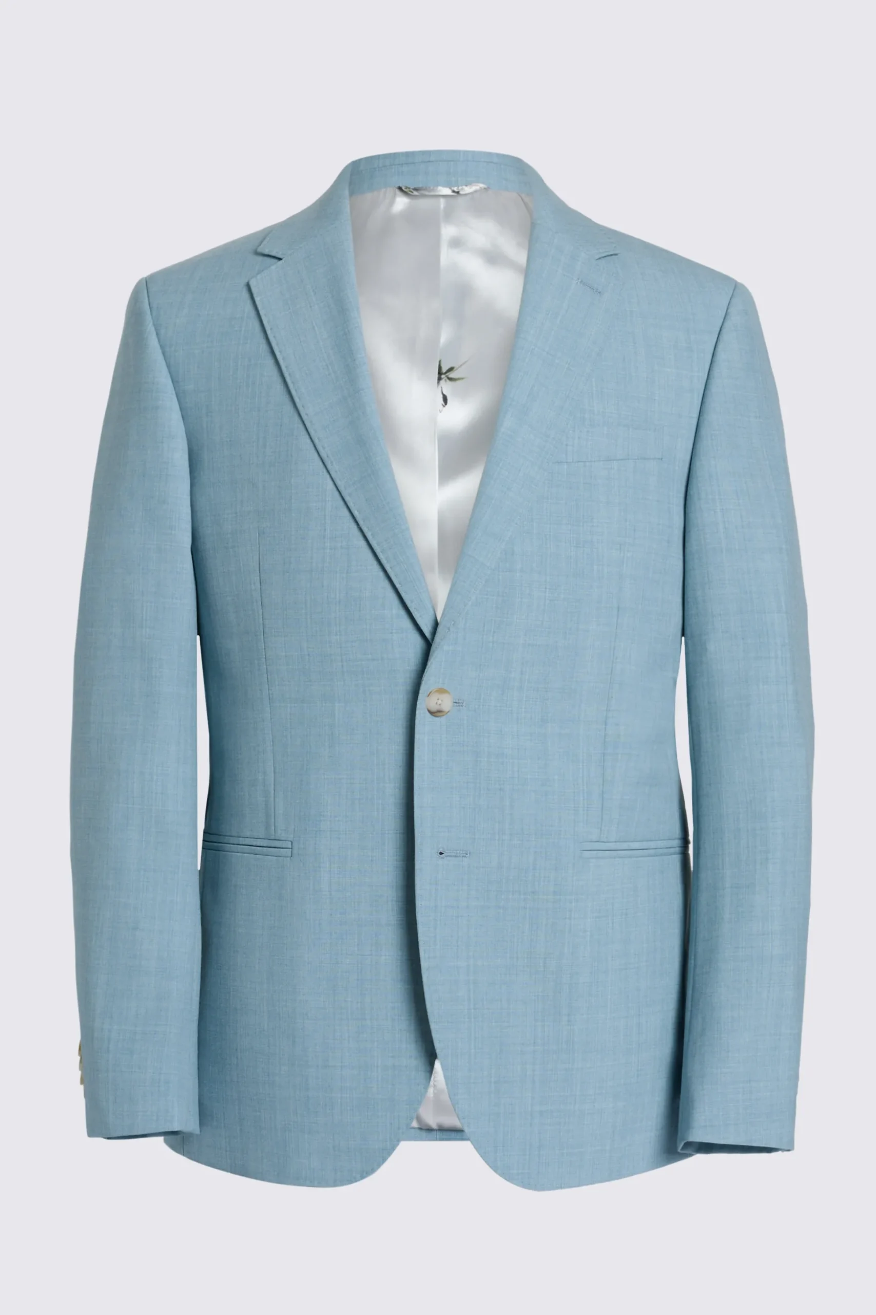 French Connection Slim Fit Teal Marl Suit