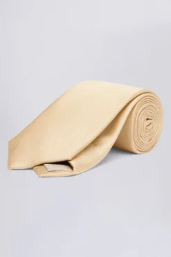 Gold Oxford Silk Tie
