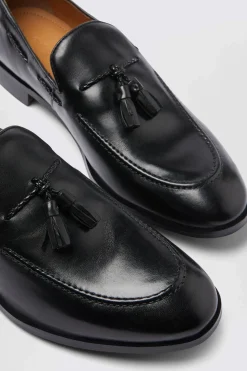 Highgate Black Tassel Loafers
