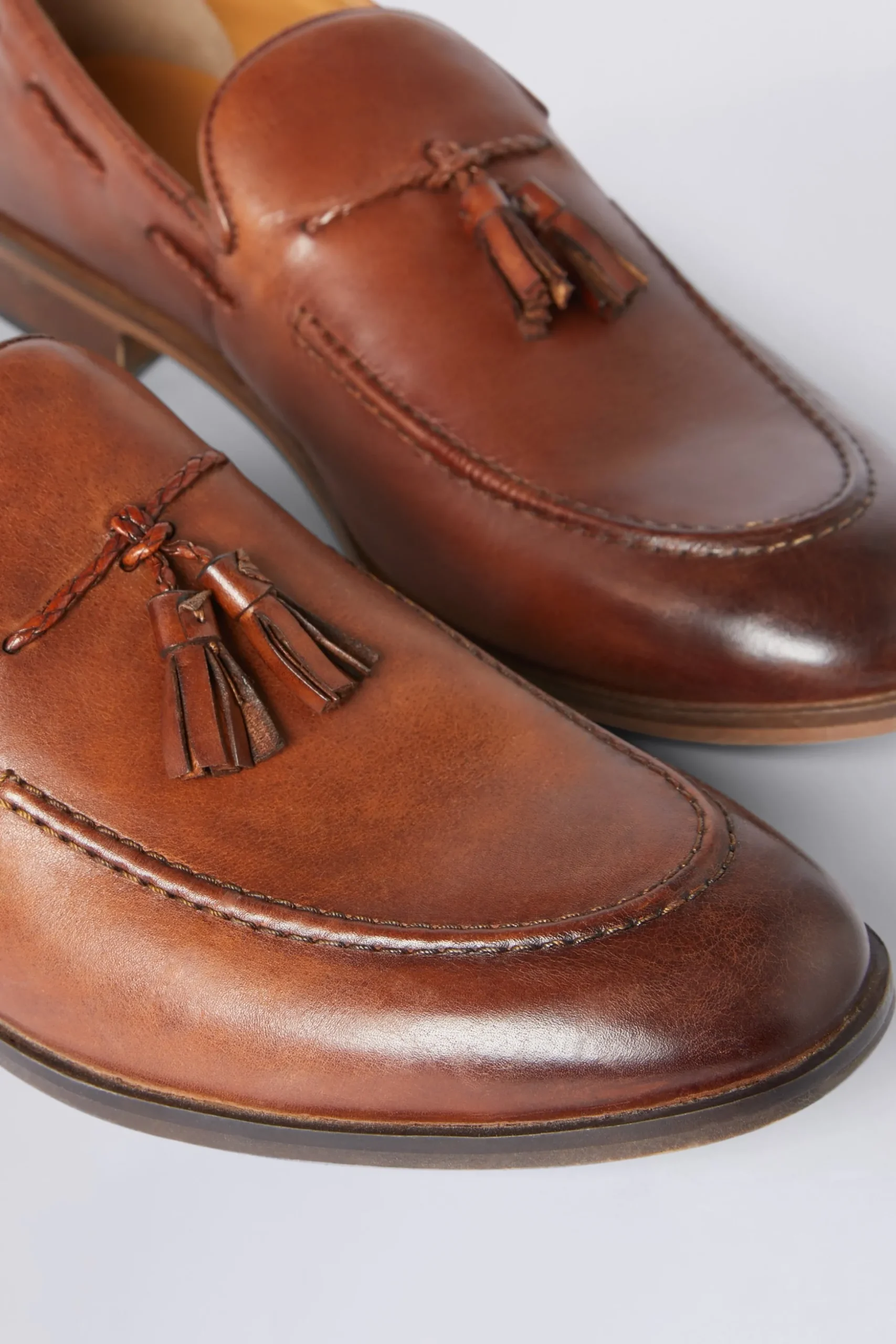 Highgate Brown Tassel Loafers