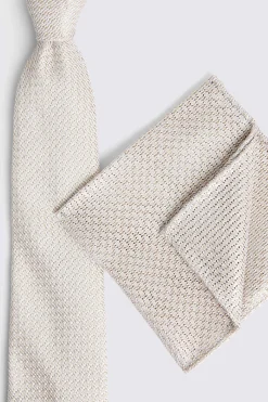 Italian Champagne Grenadine Pocket Square