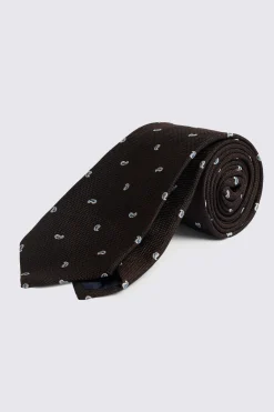 Italian Chocolate Paisley Tie