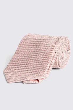 Italian Dusty Pink Grenadine Tie