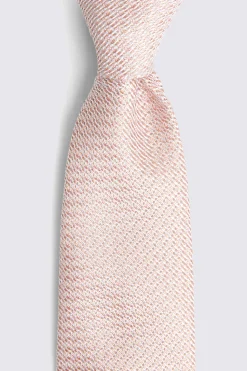 Italian Dusty Pink Grenadine Tie