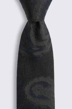 Italian Green Grenadine Paisley Tie