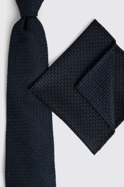 Italian Navy Grenadine Pocket Square