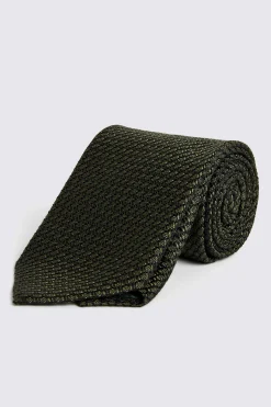 Italian Olive Grenadine Tie