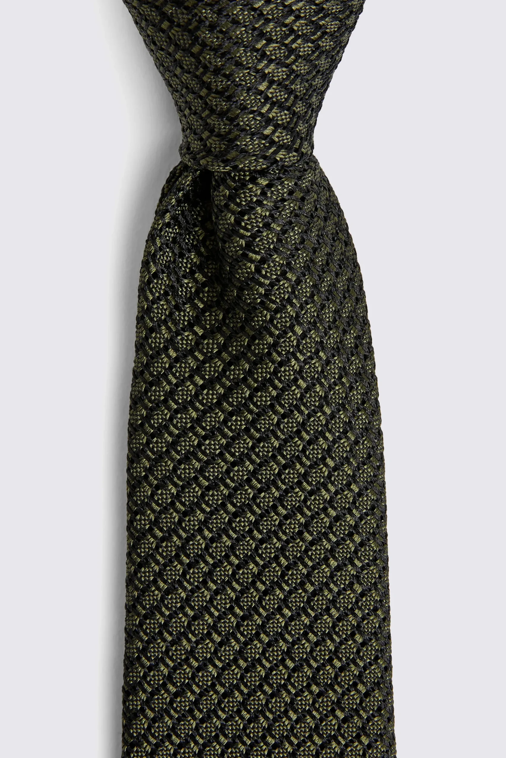 Italian Olive Grenadine Tie