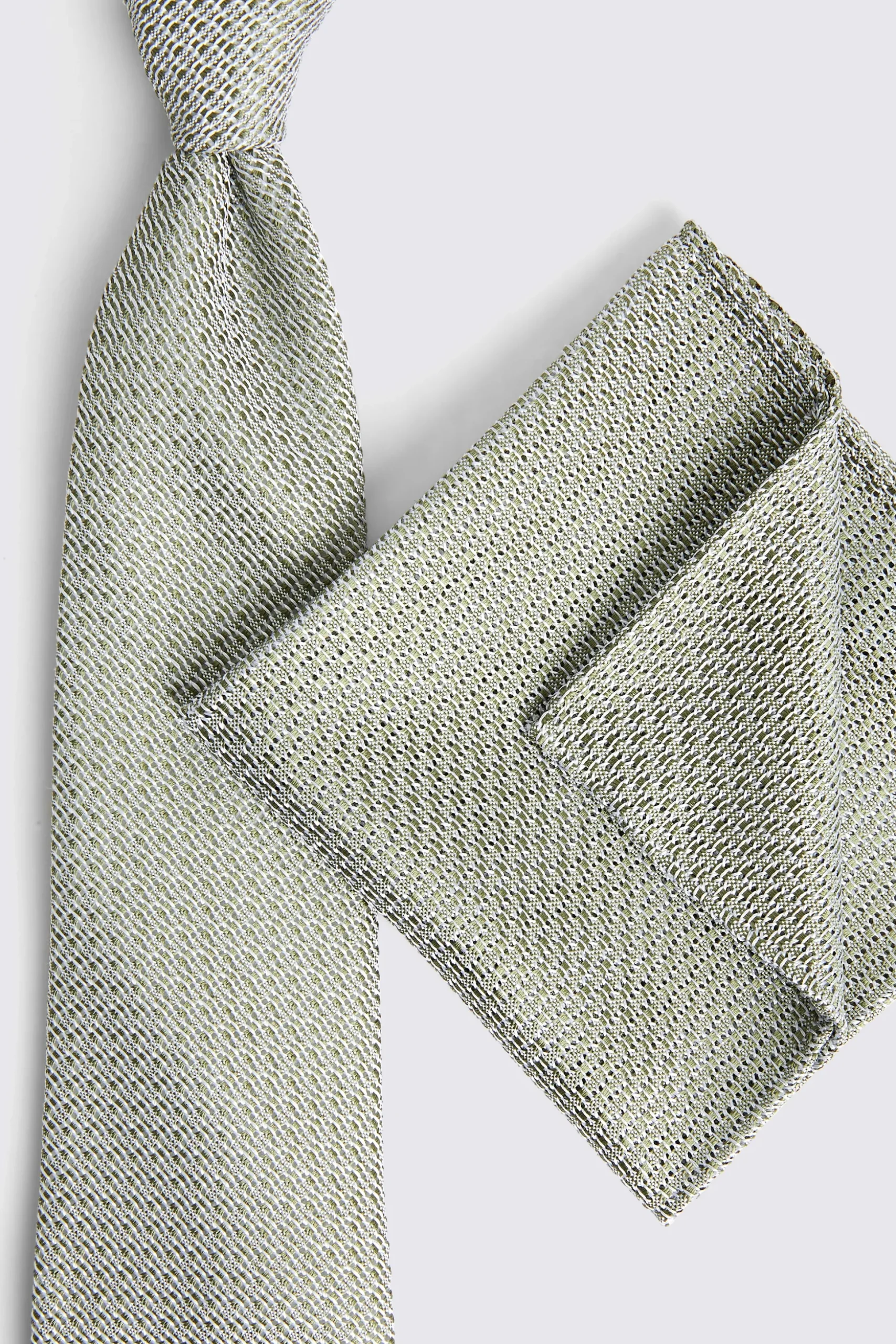 Italian Sage Grenadine Pocket Square
