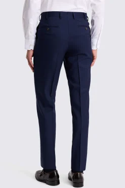 Italian Tailored Fit Bright Blue Trousers