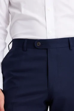 Italian Tailored Fit Bright Blue Trousers