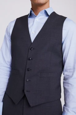 Italian Tailored Fit Grey Waistcoat