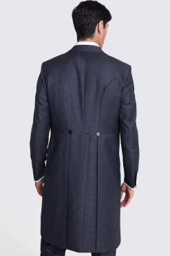 Italian Tailored Fit Grey Sharkskin Jacket
