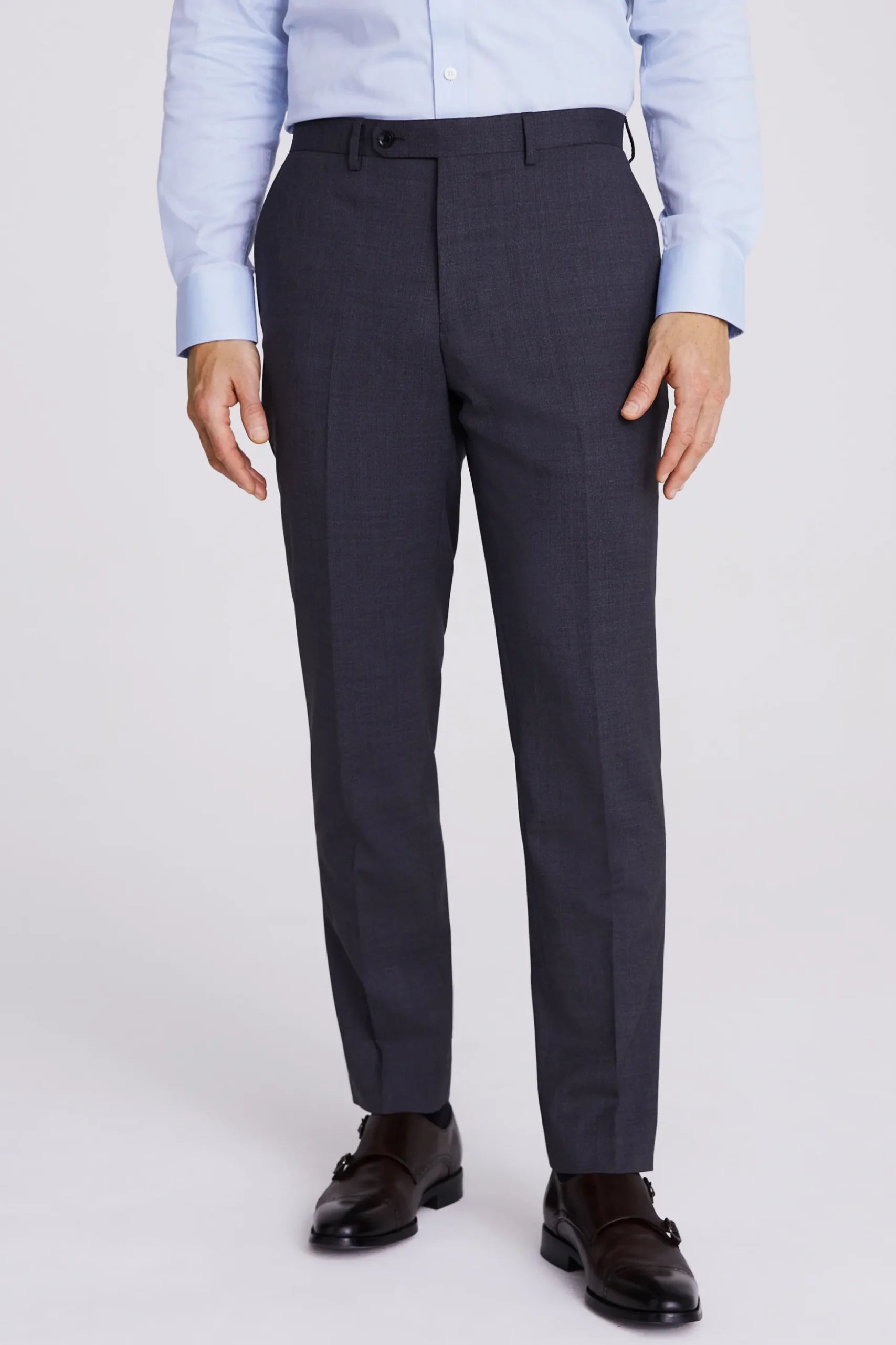 Italian Tailored Fit Grey Trousers