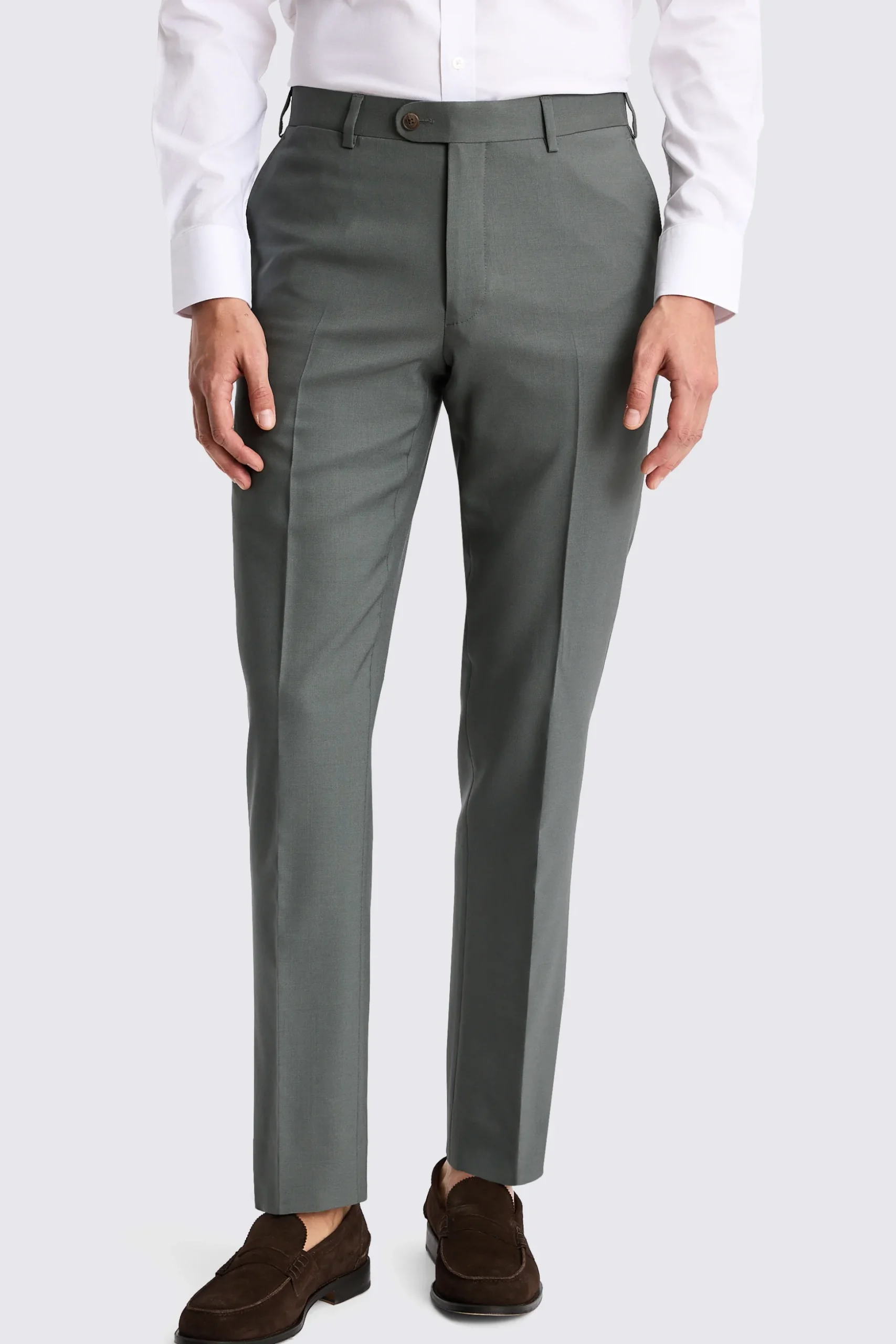 Italian Tailored Fit Khaki Suit