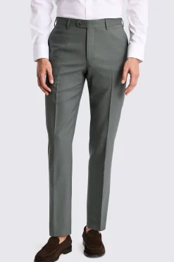 Italian Tailored Fit Khaki Trousers