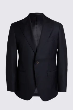 Italian Tailored Fit Navy Twill Suit
