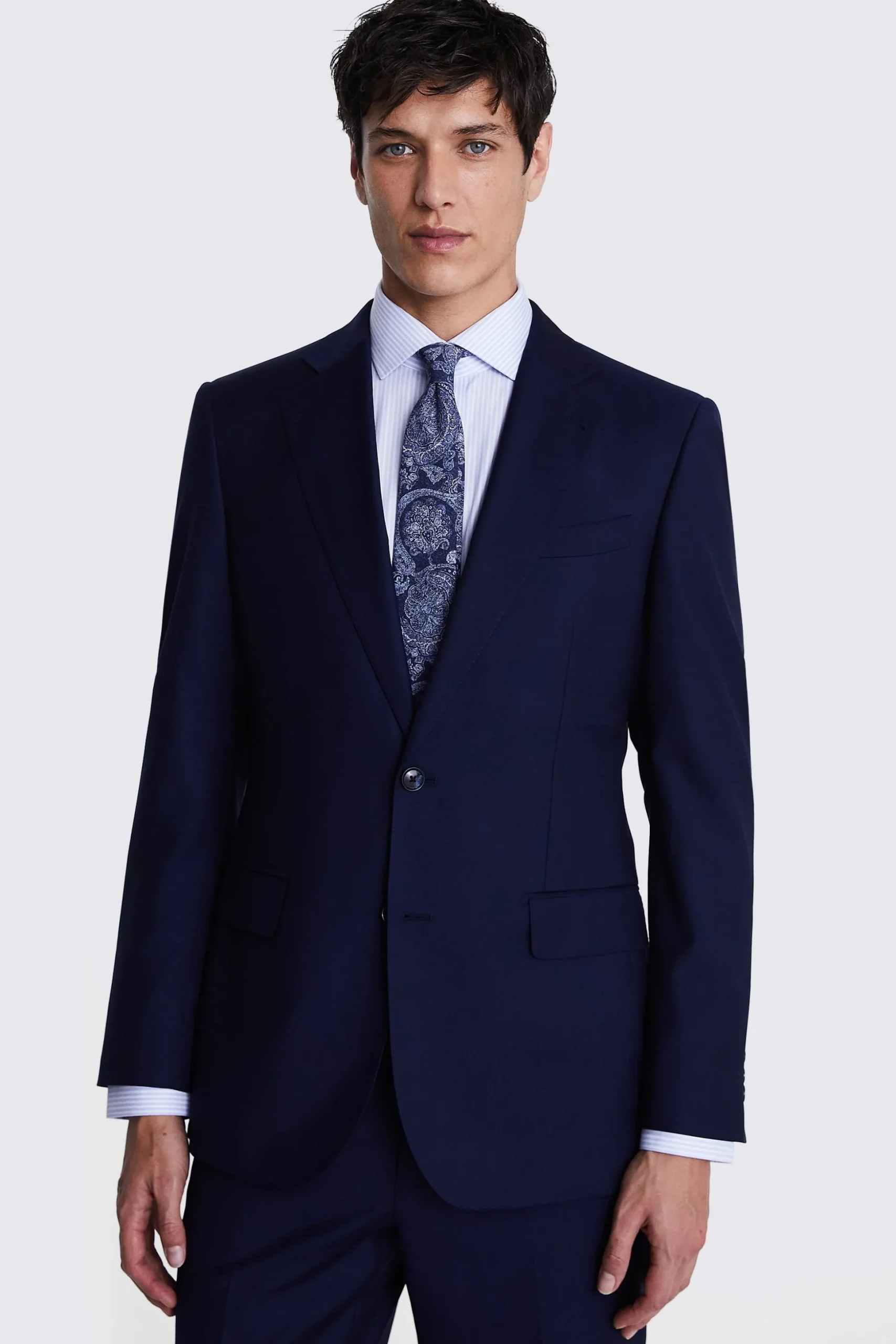 Italian Tailored Fit Navy Suit
