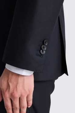 Italian Tailored Fit Navy Twill Suit