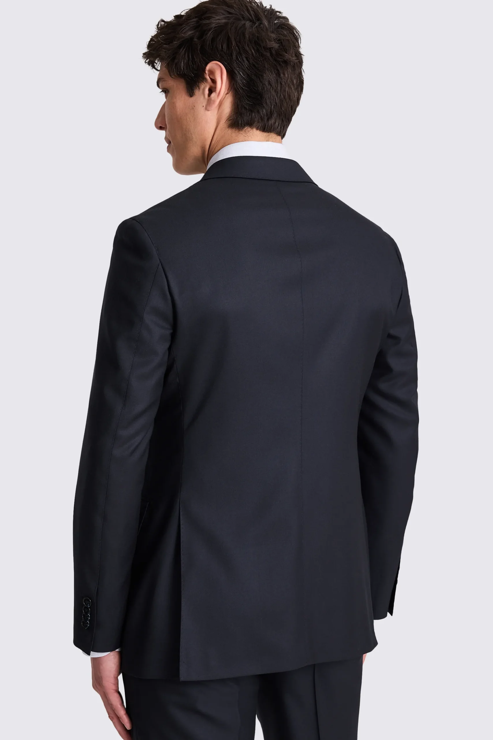 Italian Tailored Fit Navy Twill Suit