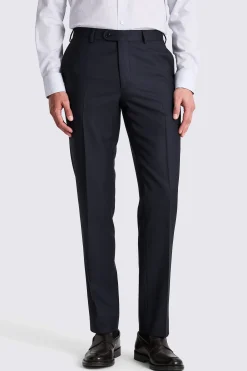 Italian Tailored Fit Navy Twill Suit