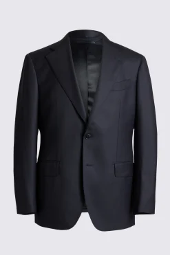 Italian Tailored Fit Navy Twill Suit
