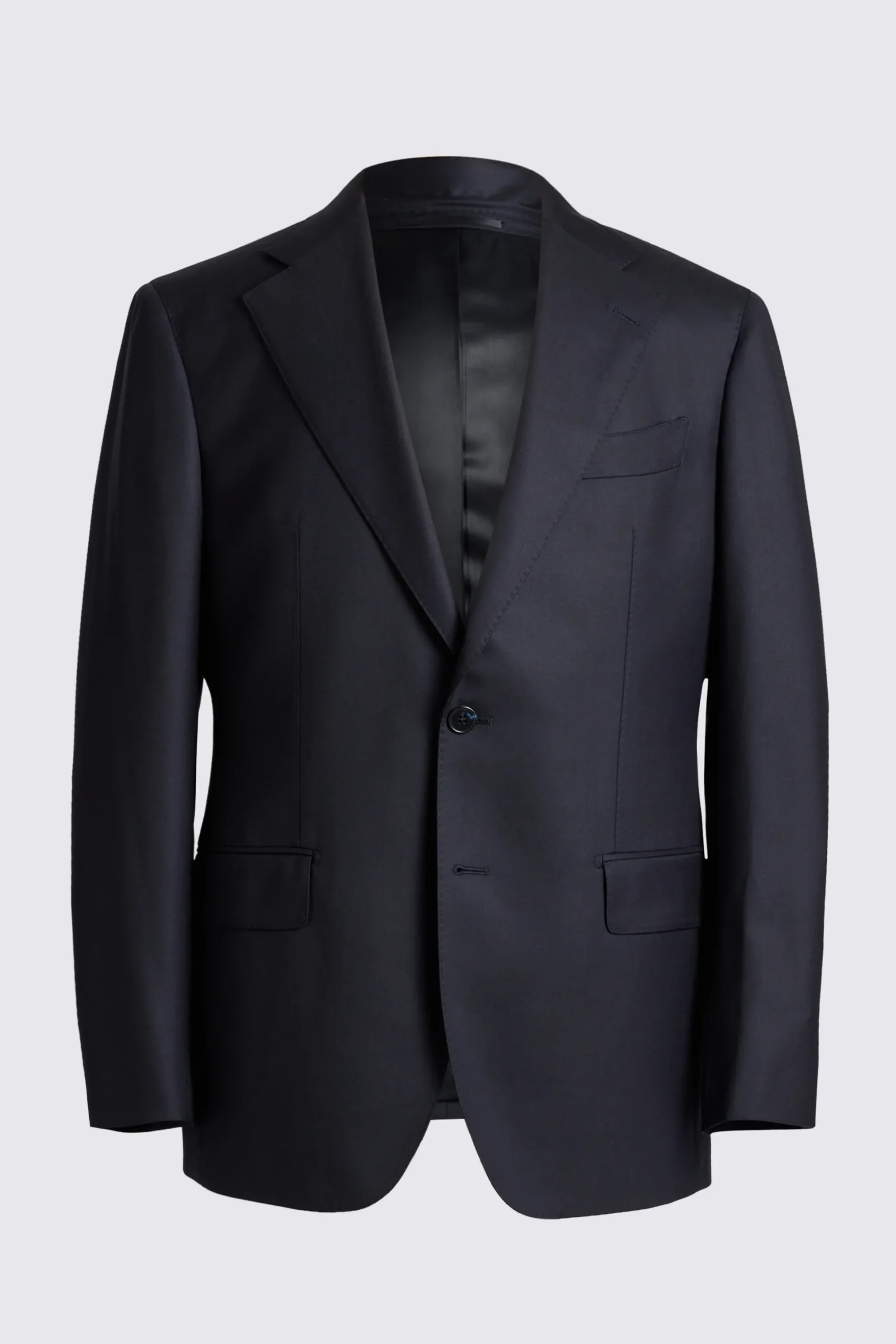 Italian Tailored Fit Navy Twill Suit