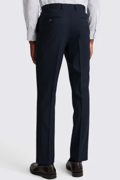 Italian Tailored Fit Navy Trousers