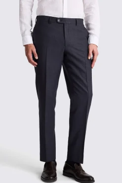 Italian Tailored Fit Navy Trousers
