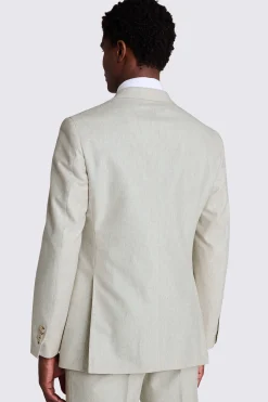 Italian Tailored Fit Neutral Flannel Suit