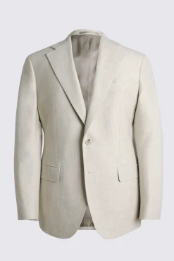 Italian Tailored Fit Neutral Flannel Suit