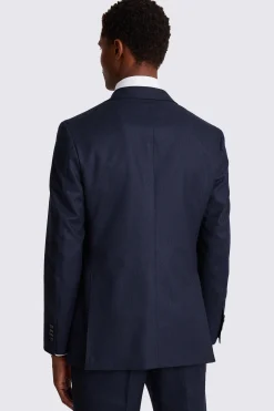 Italian Tailored Fit Plain Blue Suit