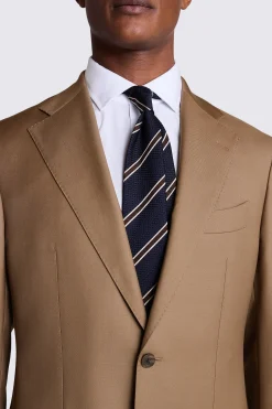 Italian Tailored Fit Rust Twill Suit