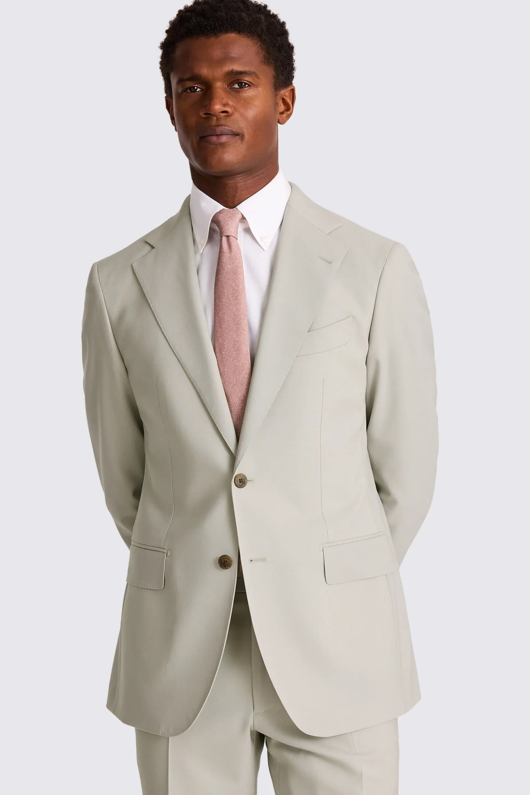 Italian Tailored Fit Stone Suit