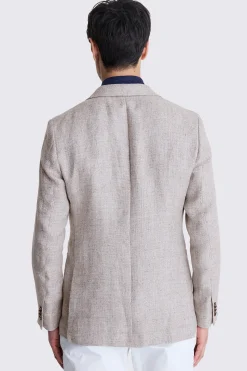 Italian Tailored Fit Taupe Jacket