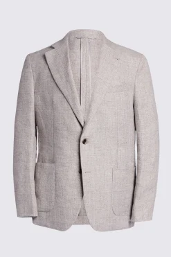 Italian Tailored Fit Taupe Jacket