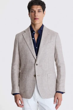 Italian Tailored Fit Taupe Jacket