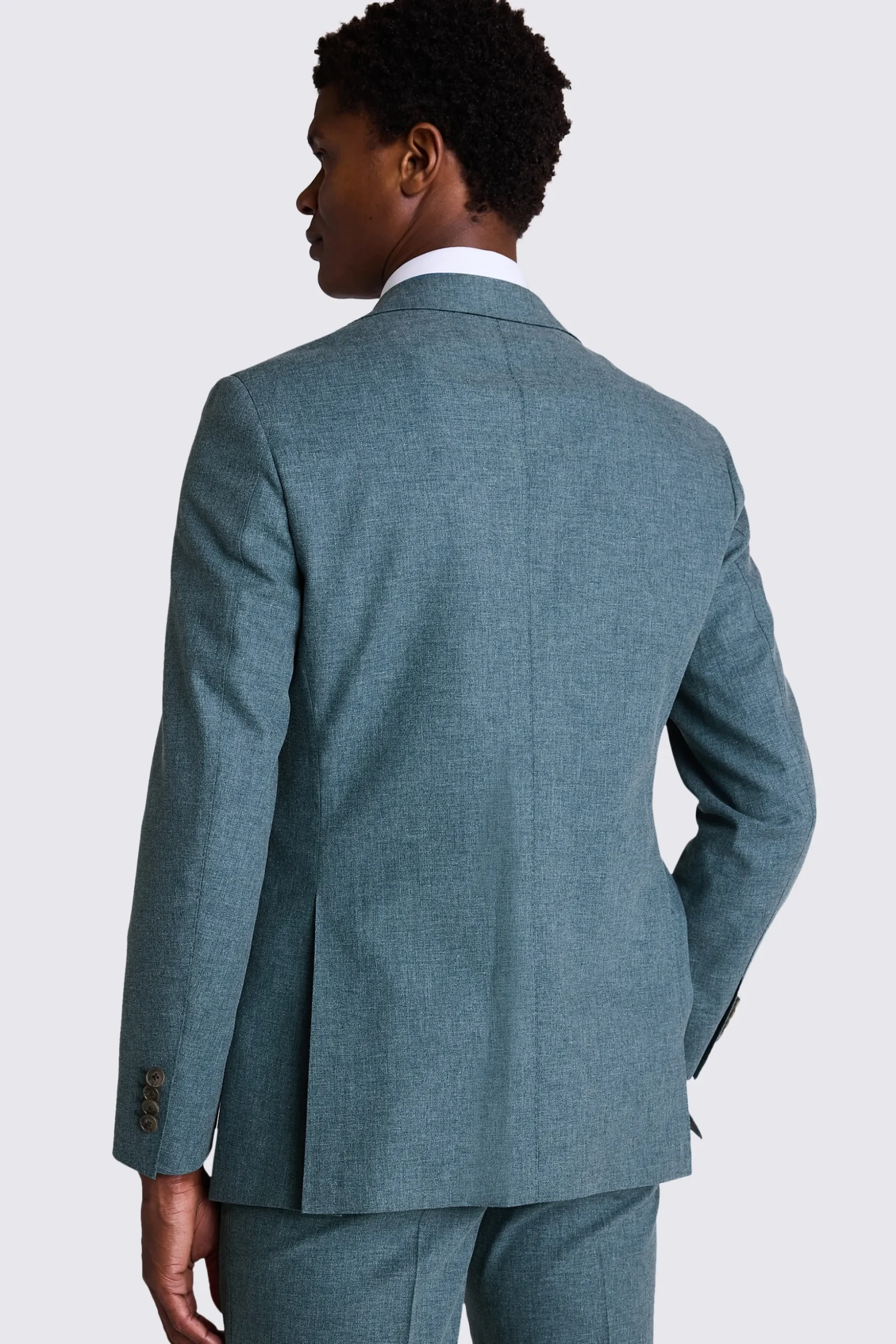Italian Tailored Fit Teal Suit