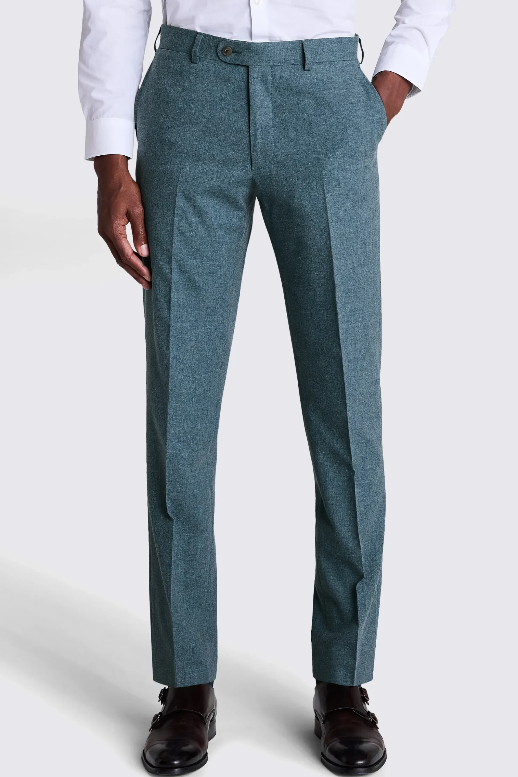 Italian Tailored Fit Teal Suit