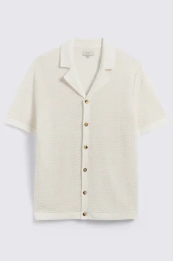 Jacquard Bouclé Knitted Shirt