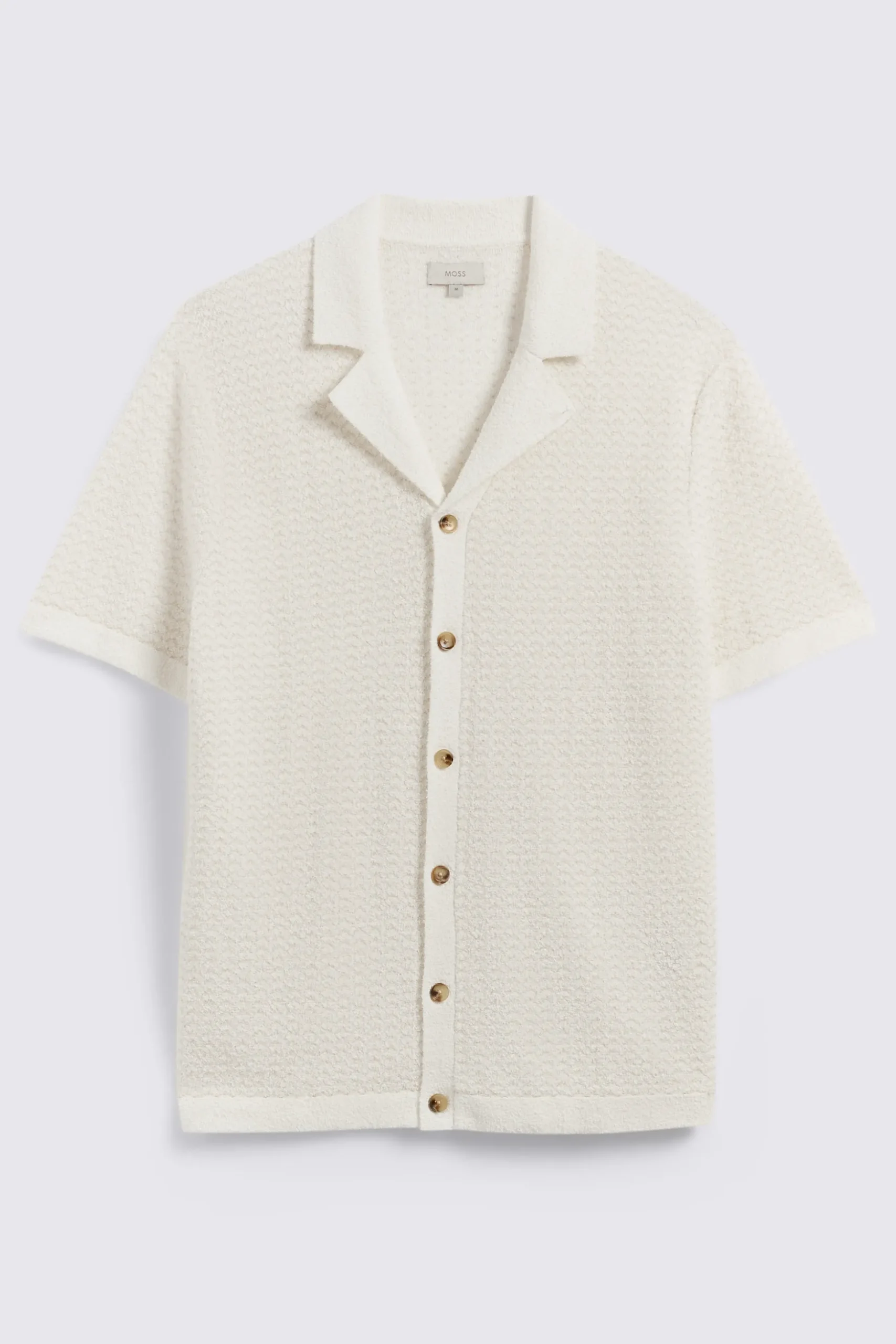 Jacquard Bouclé Knitted Shirt