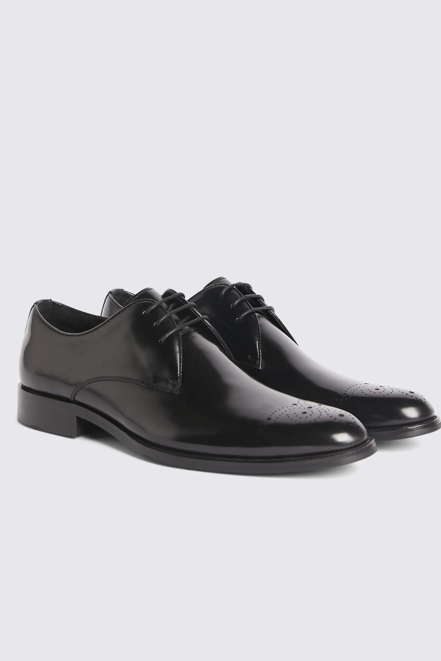John White Romsey Black Brogues